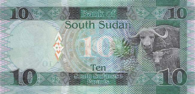 10 Pound Süd Sudan p12a